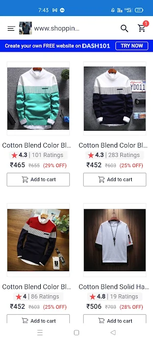 Shopping app mobile accessorie Screenshot 3