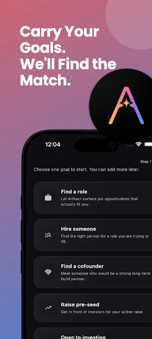 Arthact: Goal Networking Screenshot 0