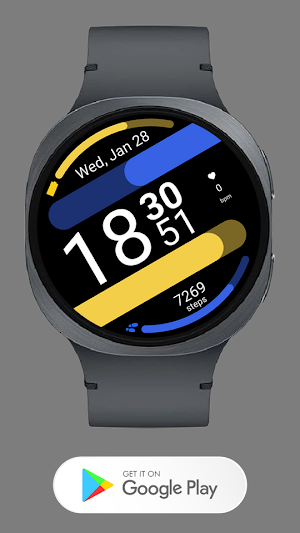Simple Digital Watch face Screenshot 3
