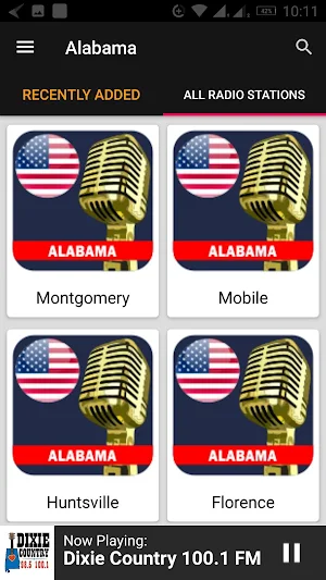 Alabama Radio Stations - USA Screenshot 2