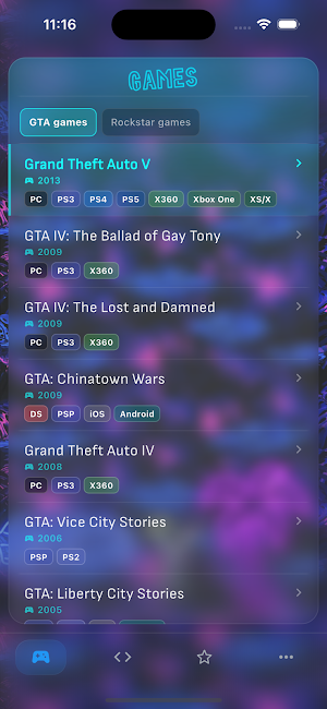 Cheats for GTA: All Games Screenshot 0