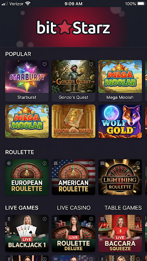 BitStarz Screenshot 0