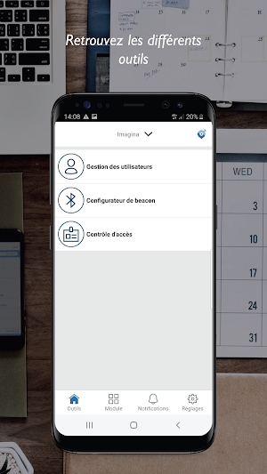 Back-office client - Imagina Screenshot 1