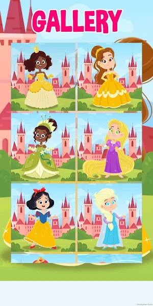 Princess Sliding Puzzle Screenshot 3