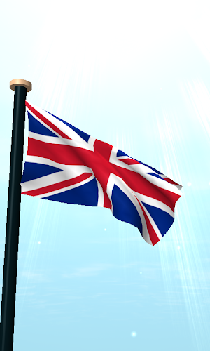 UK Flag 3D Free Live Wallpaper Screenshot 1