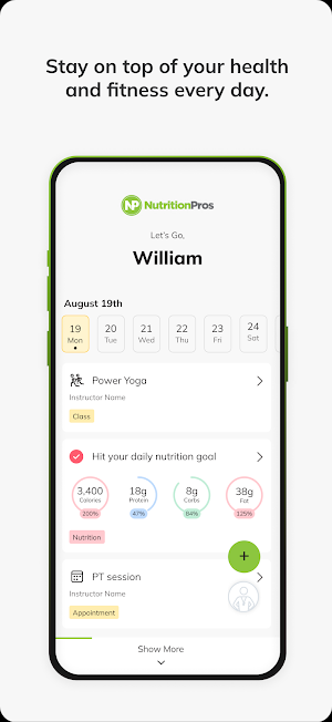 Nutrition Pros Screenshot 1