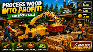 Idle Wood Tycoon Lumberjack 3D Screenshot 1