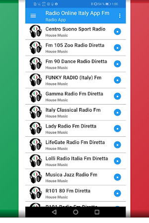 Radio Online Italy App Fm Screenshot 0