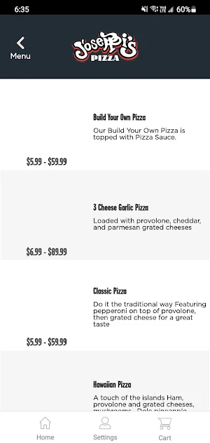 Joseppi’s Pizza Screenshot 2