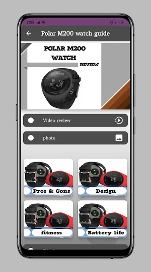Polar M200 watch guide Screenshot 2