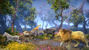 Lion Simulator Jungle Games 3D Screenshot 3