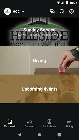 Hillside Community Church CMA Screenshot 0