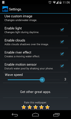 Water Pool Live Wallpaper Screenshot 3