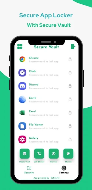 App locker, Hide Pics, vault Screenshot 1
