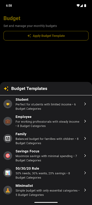 Money Manager Screenshot 2