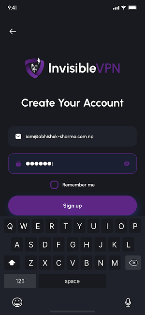 Invisible VPN Screenshot 1