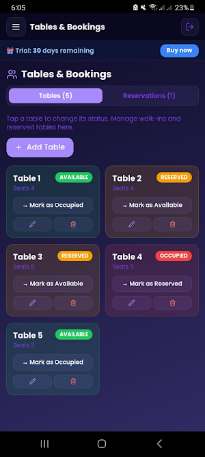 Bar & Resto Menu Screenshot 0