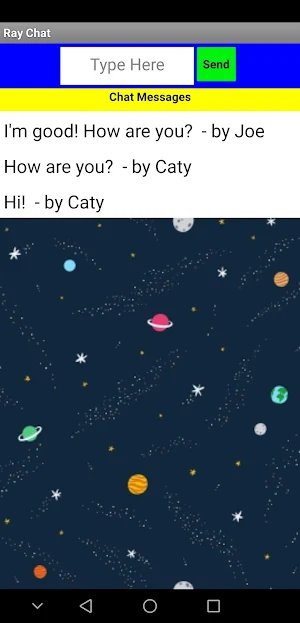 Ray Chat Screenshot 1