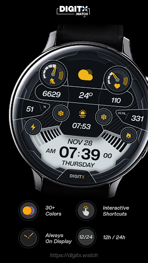 Arctos Digital Watch Face Screenshot 1