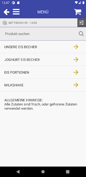 Eiscafe Panciera Screenshot 2