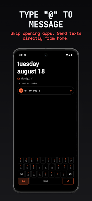BBKey: Clean Minimal Launcher Screenshot 1