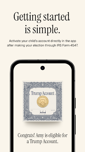 Trump Accounts: Official App Screenshot 3
