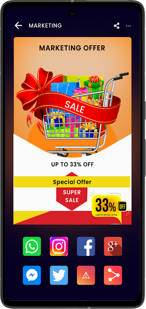 Marketing Karo Poster Maker Screenshot 3