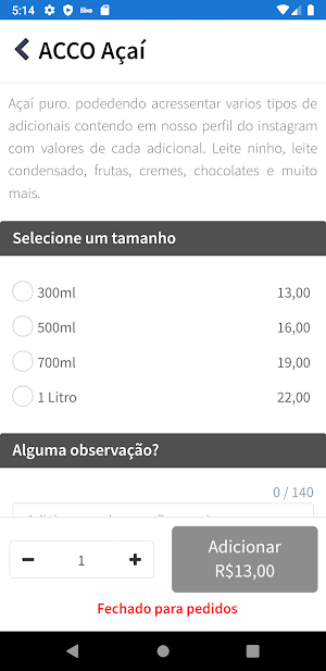 Coelhão Lanches Screenshot 1