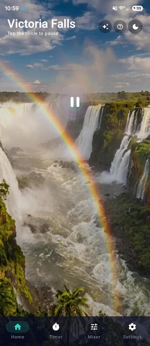 Victoria Falls White Noise Screenshot 0