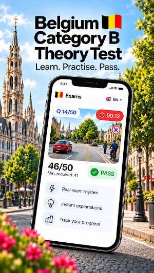 Belgium Driving Licence 2026 Screenshot 0