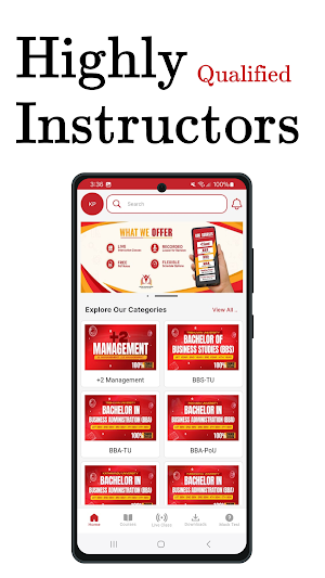 Online Tuition Center Screenshot 1