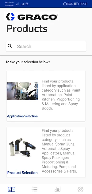 Graco Finishing Equipment Screenshot 0