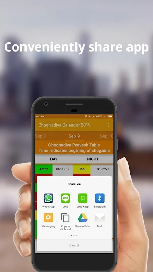 Shubh Choghadiya Muhurat Hindi App with Rahu-Kaal. Screenshot 2