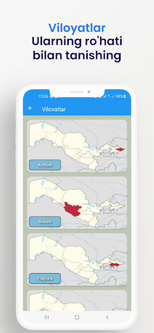 Regions of Uzbekistan Screenshot 2