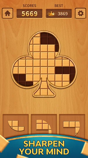 Wood Block Brain Test Screenshot 1