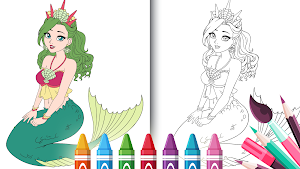princess coloring book Screenshot 2