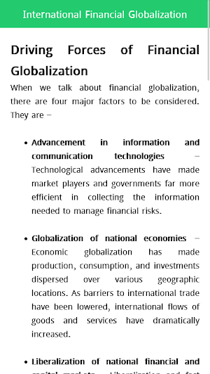 International Finance Screenshot 1