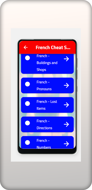 French Cheat Sheet To English Screenshot 1