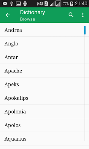 Kamus Indonesia Arab Offline Screenshot 0