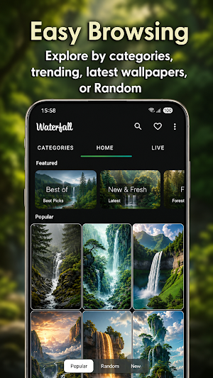 Live Waterfall Wallpapers, 4K Screenshot 3