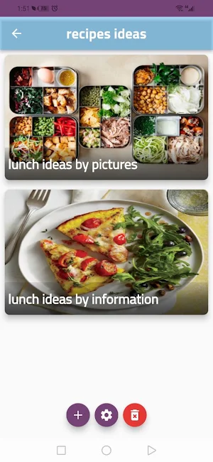 lunch ideas & recipes Screenshot 1