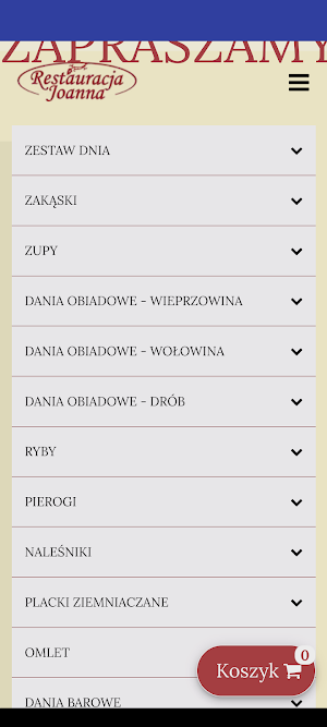 Restauracja Joanna Screenshot 2