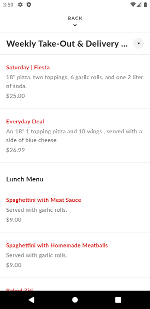 Amore Pizza Davie To Go Screenshot 2
