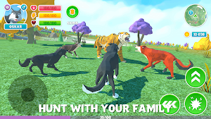 🐺 Wolf Simulator: Wild Animals 3D Family Game Screenshot 0