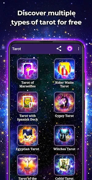 Tarot Divination in English Screenshot 0
