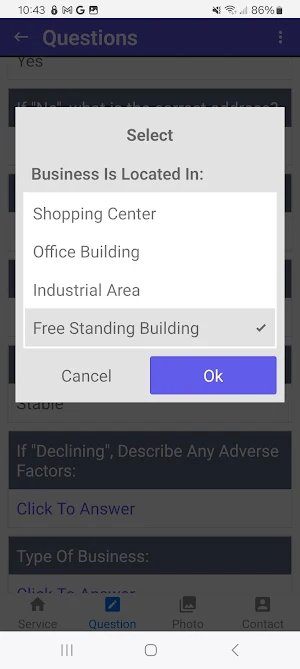 SFS Mobile App Screenshot 1