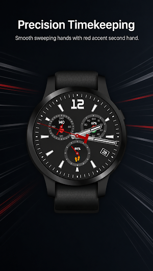 Sport Chronograph Watch Face Screenshot 1