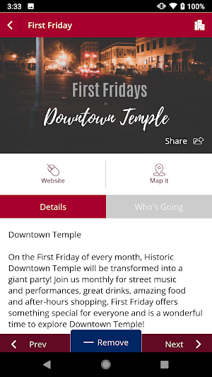 Discover Temple TX! Screenshot 1