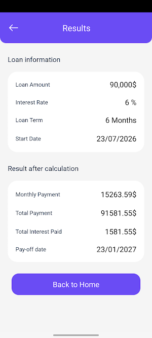 LoanUrgent - Check EMI Screenshot 2