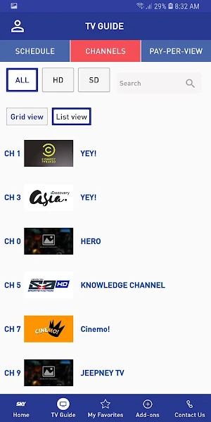 mySKY Screenshot 2